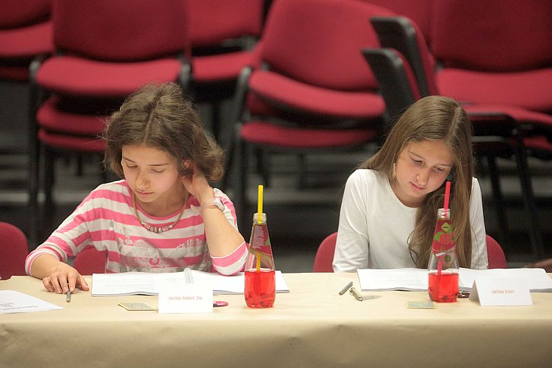 Režisér Aimee a Ester na zahajovací zkoušce - foto Jan Karásek