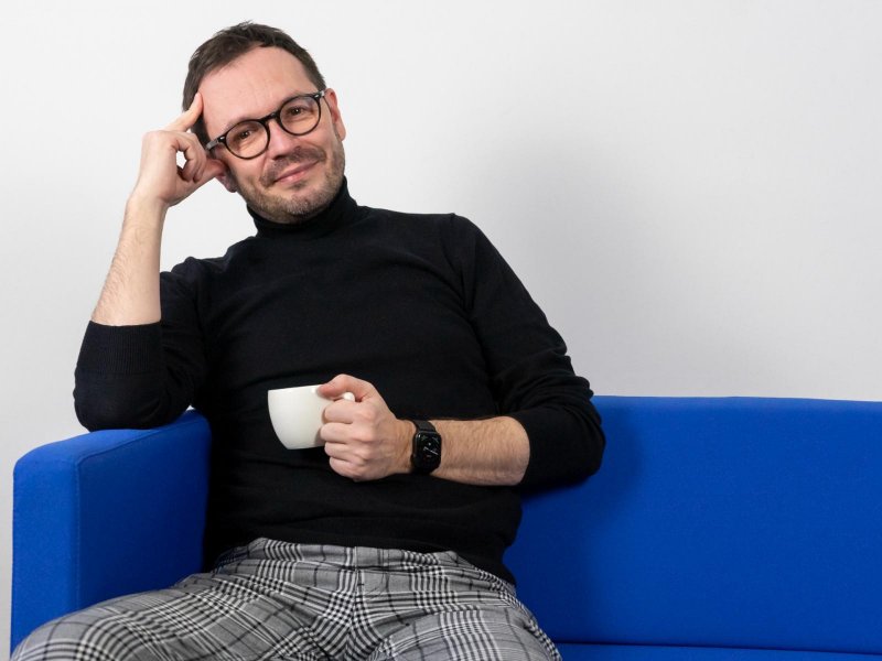 Na pohovce Jožky Kubáníka - Josef Kubáník - foto: Tomáš Chrástek 