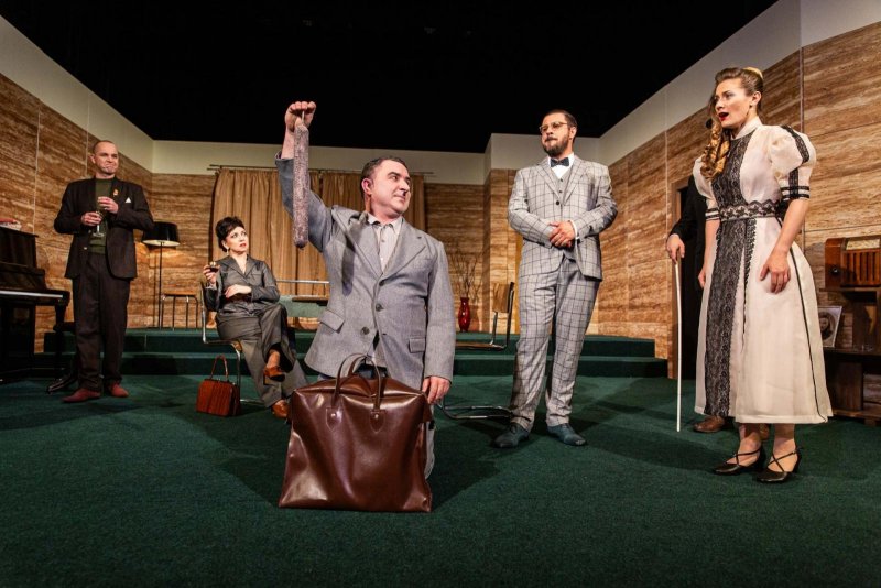 Hostina dravců - Jiří Hejcman, Tereza Novotná, Zdeněk Trčálek, Lukáš Matěj a Kateřina Michejdová - foto: Kuba Jíra 