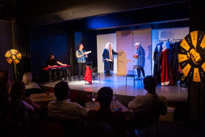 Volný večer - Jan Laník, Tomáš Žilinský, Daniel Gajdoš a Jakub Zelinka - foto: Kuba Jíra 