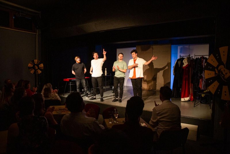 Volný večer - Jan Laník, Jakub Zelinka, Tomáš Žilinský a Daniel Gajdoš - foto: Kuba Jíra 