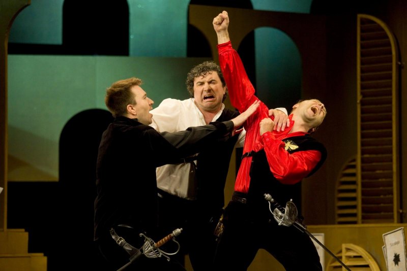 Romeo a Julie - Pavel Šupina, Zdeněk Trčálek a Tomáš Šulaj - foto: Marek Malůšek 