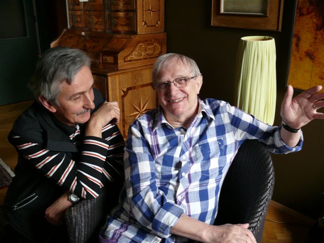 Igor Stránský, Jiří Suchý, březen 2012 - foto Miroslav Potyka