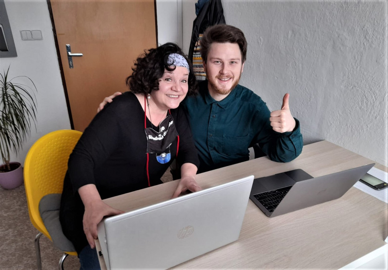 I Monika Horká a David Macháček si s dětmi povídali o divadle I Monika Horká a David Macháček si s dětmi povídali o divadle