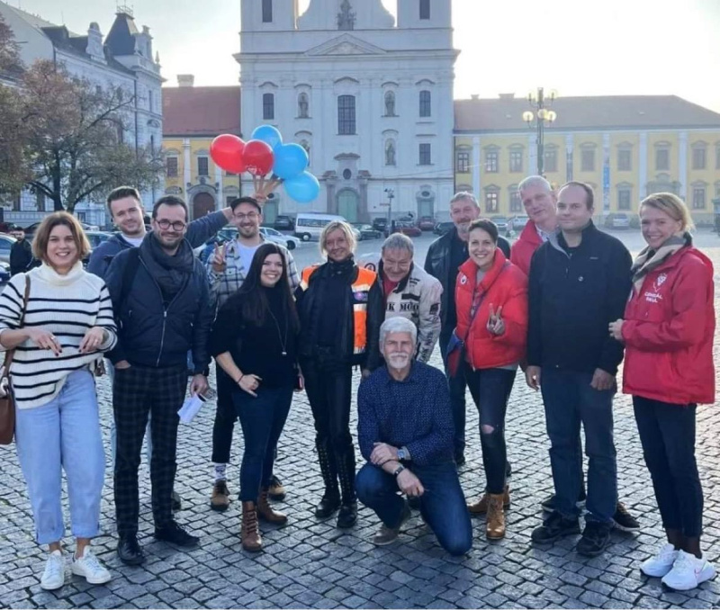 Petr Pavel na minulé návštěvě Uherského Hradiště