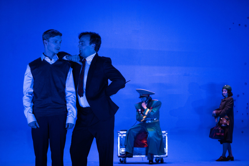 Tomáš Šulaj v inscenaci Vlastenci v Národním divadle Brno Tomáš Šulaj v inscenaci Vlastenci v Národním divadle Brno