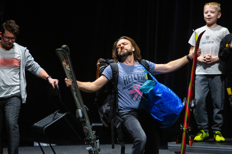 Tomáš Šulaj v roli tatínka Michala Adámka