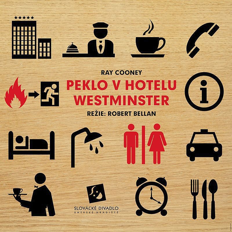 Peklo v hotelu Westminster, plakát - Eva Jiřikovská©2014