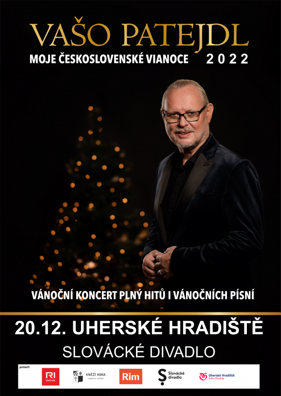 VAŠO PATEJDL - MOJE ČESKOSLOVENSKÉ VIANOCE 2022, plakát