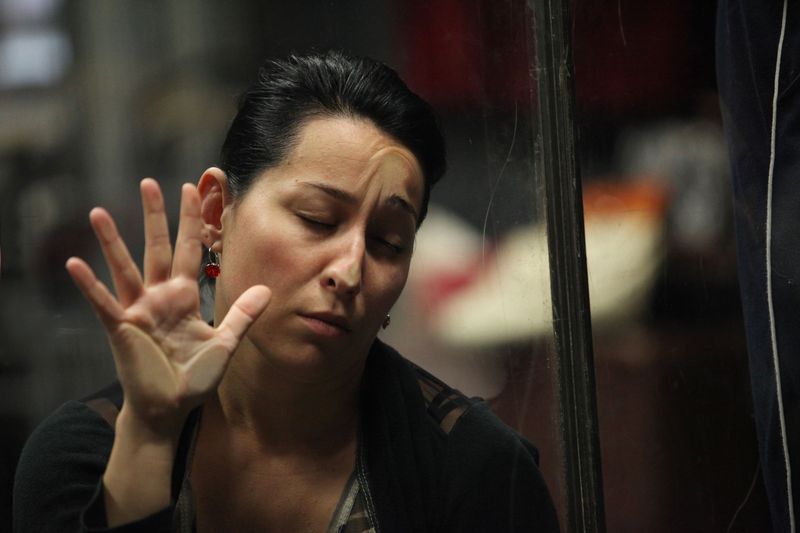 Višňový sad, zkouška - Jitka Josková - foto Filip Fojtík
