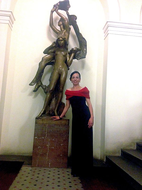 Tereza Novotná v pražském Národním divadle během slavnostního večera předávání Cen Thálie - foto Ivan Vacke