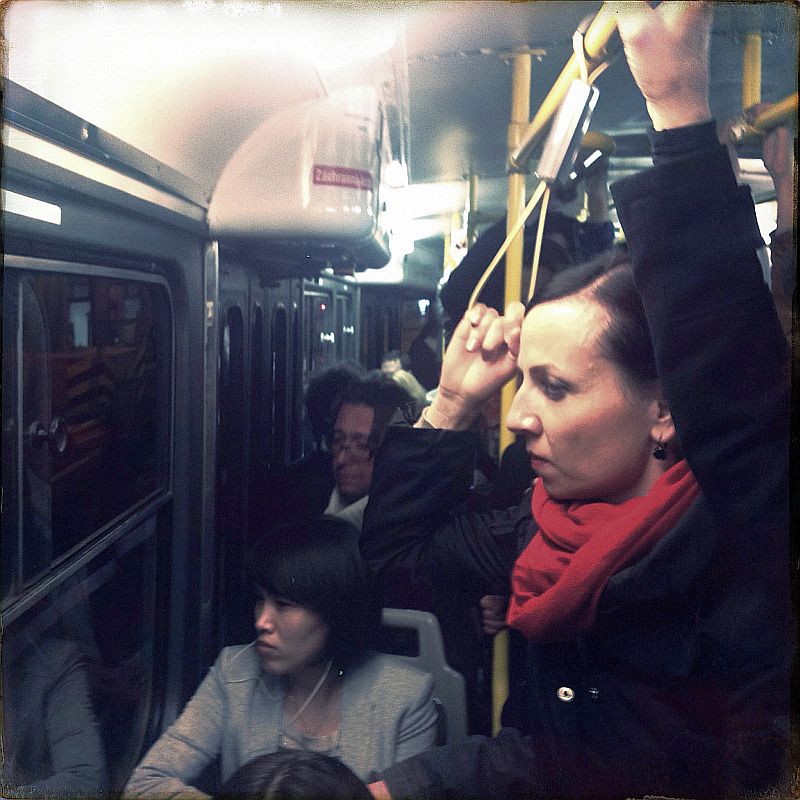 v tramvaji - foto Ivan Vacke