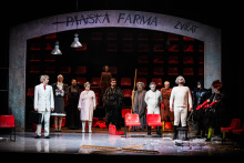 SD_Farma_zvířat_Pavel Šupina_ Jiří Hejcman_Pavlína Hejcmanová_Petra Staňková_Tereza Novotná_Daniel Gajdoš_František Nedbal_David Vaculík_Natálie Rašín _foto Kuba  Jíra