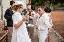 SD_Fyzikové_Daniel Gajdoš, Kateřina Michejdová, Jakub Zelinka a Zdeněk Trčálek_foto: Kuba Jíra