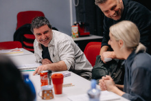 Třináctkrát za svědka - zahajovací zk_Zdeněk Trčálek, David Vaculík a Petra Staňková_foto: Terezie Fojtová